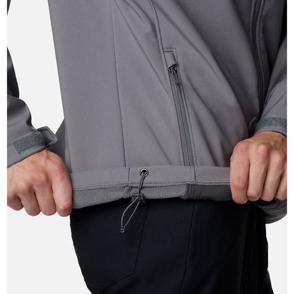 Men's Columbia Ascender Softshell Light Warmth Jacket Size Medium Gray NWT - Picture 6 of 13